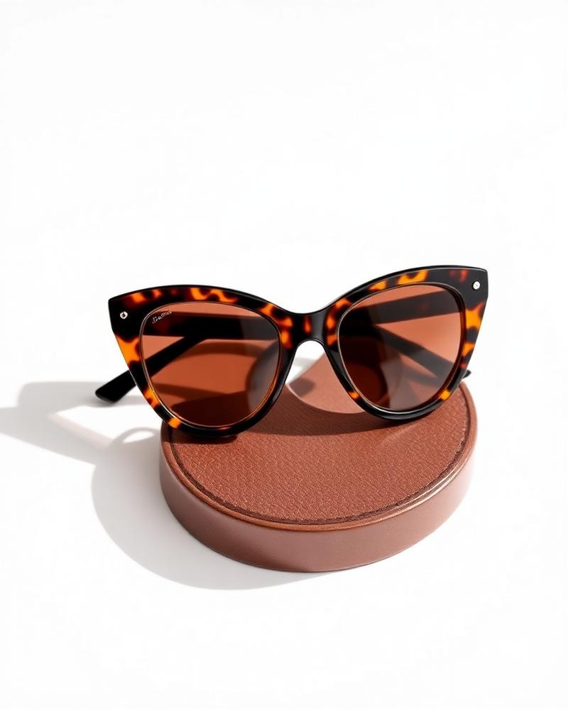 Tortoise Cat-Eye Sunglasses